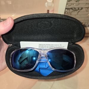Costa Reflective Blue Sunglasses with Case